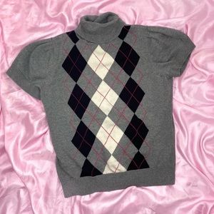 Argyle Tee Sweater